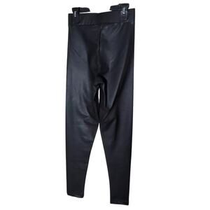 Topshop Lightweight Faux Leather Black Leggings Size 4 new $32 Travel Casual